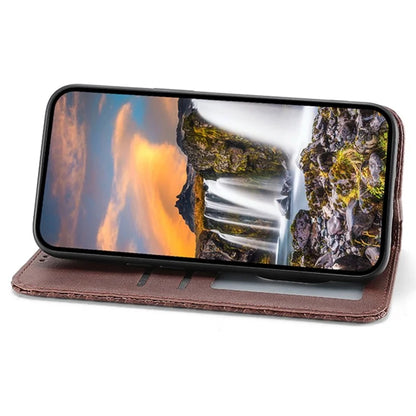 For Xiaomi Redmi Note 13 Pro 4G Case PU Leather Rhombus Imprinted Pattern Wallet Phone Cover