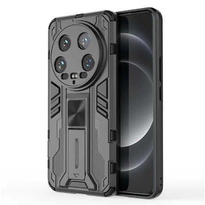 For Xiaomi 14 Ultra Cell Phone Case PC + TPU Scratch-proof Shell with Kickstand
