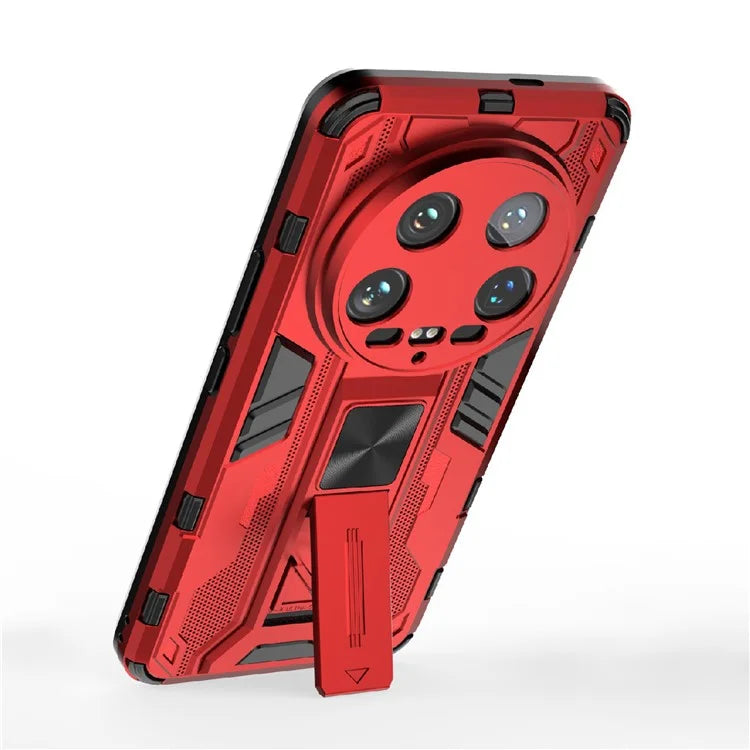 For Xiaomi 14 Ultra Cell Phone Case PC + TPU Scratch-proof Shell with Kickstand