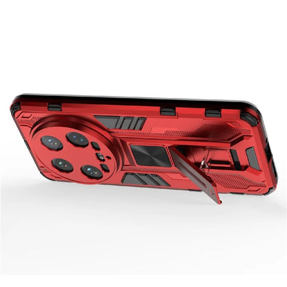 For Xiaomi 14 Ultra Cell Phone Case PC + TPU Scratch-proof Shell with Kickstand