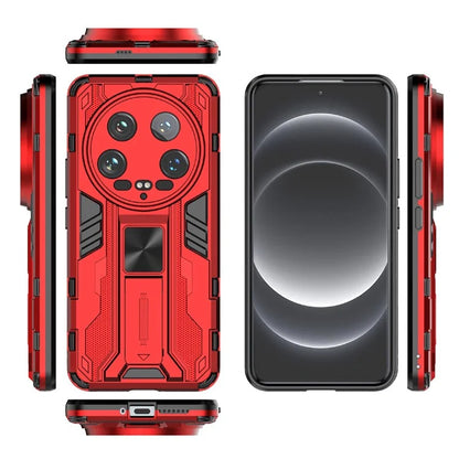 For Xiaomi 14 Ultra Cell Phone Case PC + TPU Scratch-proof Shell with Kickstand
