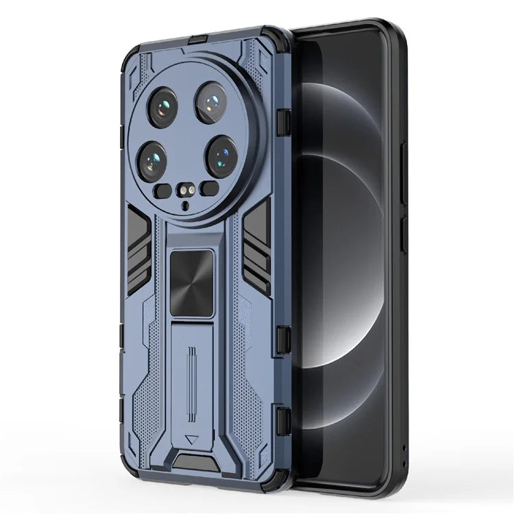 For Xiaomi 14 Ultra Cell Phone Case PC + TPU Scratch-proof Shell with Kickstand
