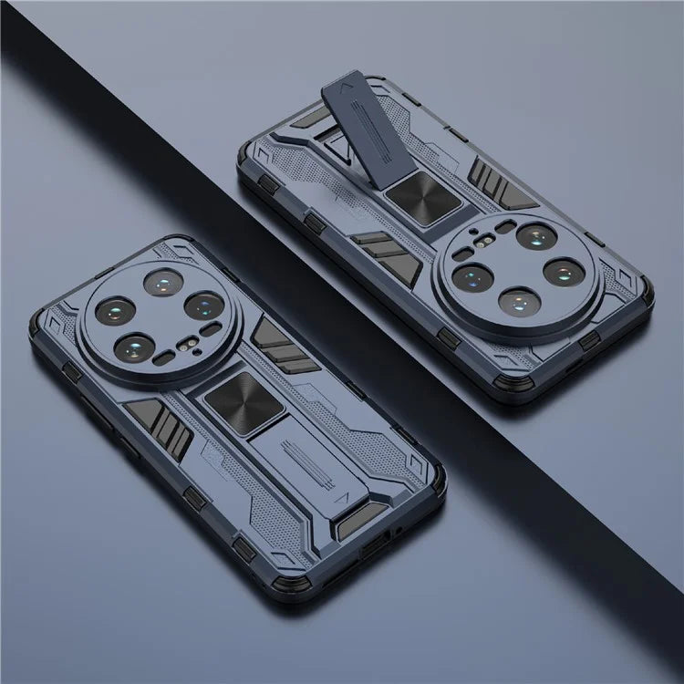 For Xiaomi 14 Ultra Cell Phone Case PC + TPU Scratch-proof Shell with Kickstand