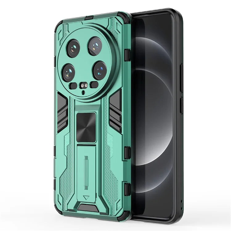 For Xiaomi 14 Ultra Cell Phone Case PC + TPU Scratch-proof Shell with Kickstand