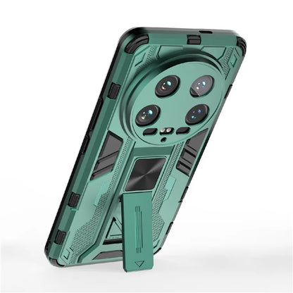 For Xiaomi 14 Ultra Cell Phone Case PC + TPU Scratch-proof Shell with Kickstand