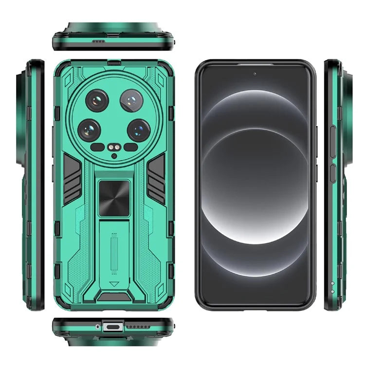 For Xiaomi 14 Ultra Cell Phone Case PC + TPU Scratch-proof Shell with Kickstand