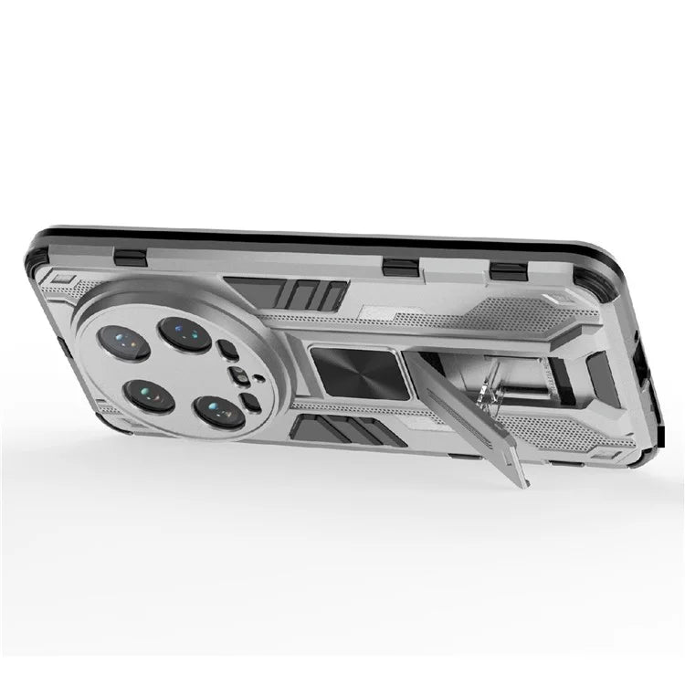 For Xiaomi 14 Ultra Cell Phone Case PC + TPU Scratch-proof Shell with Kickstand