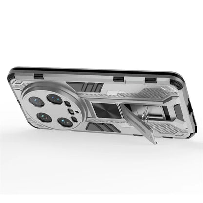 For Xiaomi 14 Ultra Cell Phone Case PC + TPU Scratch-proof Shell with Kickstand