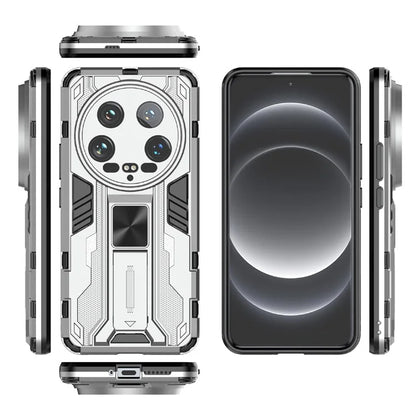 For Xiaomi 14 Ultra Cell Phone Case PC + TPU Scratch-proof Shell with Kickstand