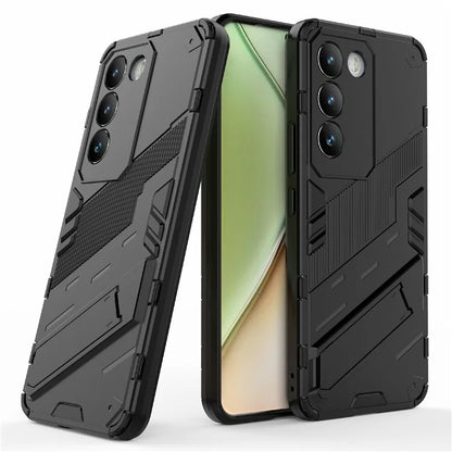 For vivo Y200e 5G Case PC+TPU Drop-Proof Shell Kickstand Phone Cover