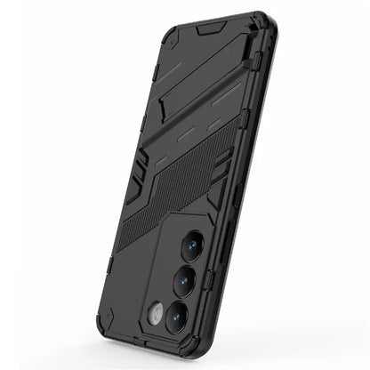 For vivo Y200e 5G Case PC+TPU Drop-Proof Shell Kickstand Phone Cover