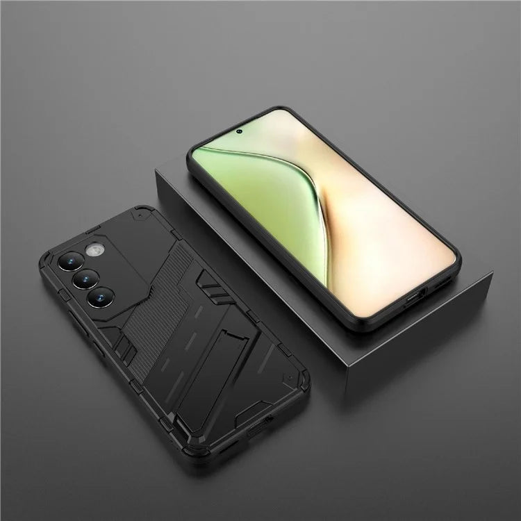 For vivo Y200e 5G Case PC+TPU Drop-Proof Shell Kickstand Phone Cover