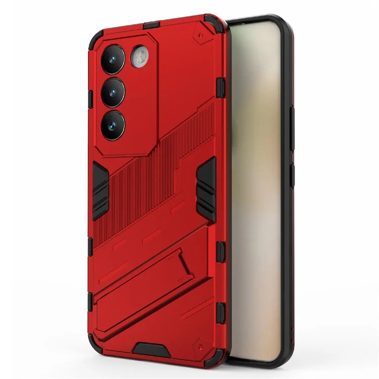 For vivo Y200e 5G Case PC+TPU Drop-Proof Shell Kickstand Phone Cover