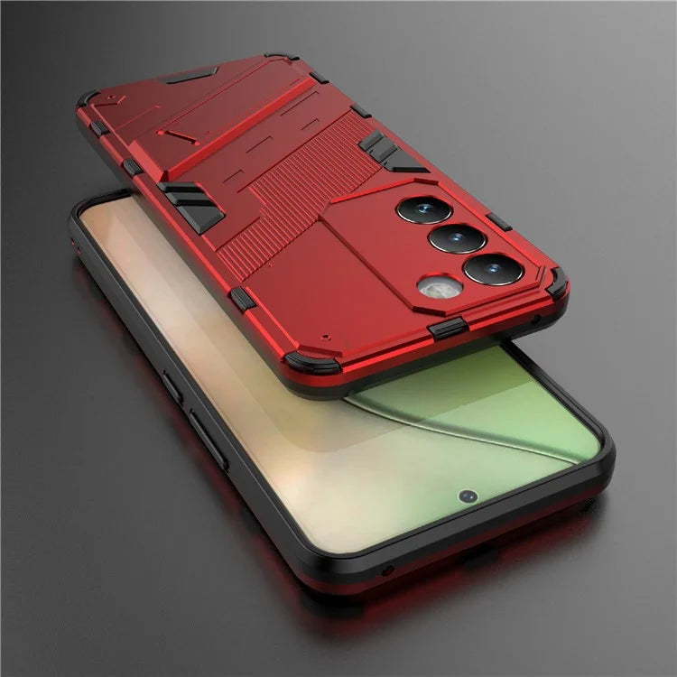 For vivo Y200e 5G Case PC+TPU Drop-Proof Shell Kickstand Phone Cover