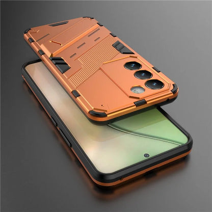 For vivo Y200e 5G Case PC+TPU Drop-Proof Shell Kickstand Phone Cover