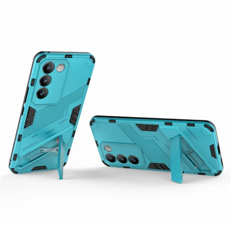For vivo Y200e 5G Case PC+TPU Drop-Proof Shell Kickstand Phone Cover