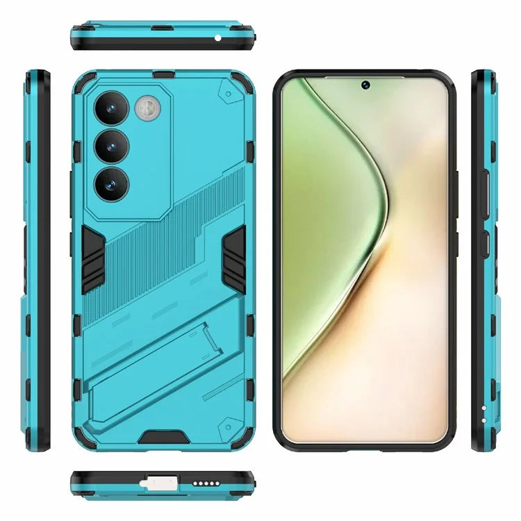For vivo Y200e 5G Case PC+TPU Drop-Proof Shell Kickstand Phone Cover