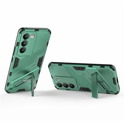 For vivo Y200e 5G Case PC+TPU Drop-Proof Shell Kickstand Phone Cover