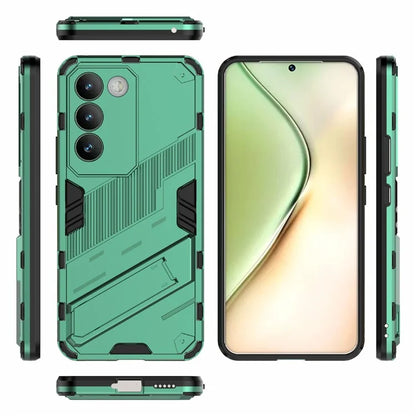 For vivo Y200e 5G Case PC+TPU Drop-Proof Shell Kickstand Phone Cover