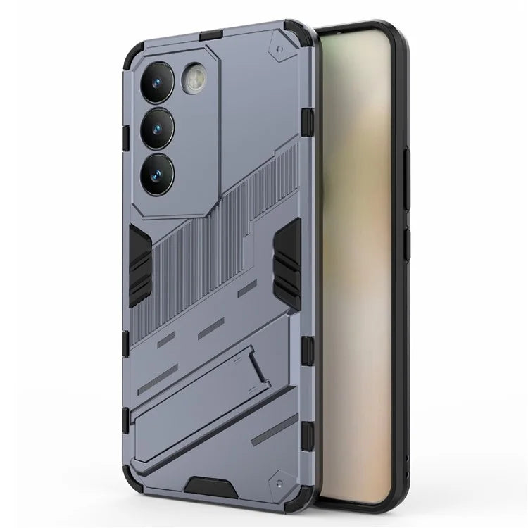 For vivo Y200e 5G Case PC+TPU Drop-Proof Shell Kickstand Phone Cover