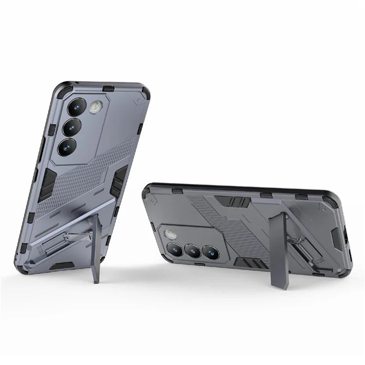 For vivo Y200e 5G Case PC+TPU Drop-Proof Shell Kickstand Phone Cover