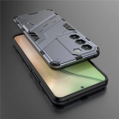 For vivo Y200e 5G Case PC+TPU Drop-Proof Shell Kickstand Phone Cover