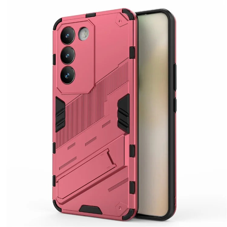For vivo Y200e 5G Case PC+TPU Drop-Proof Shell Kickstand Phone Cover