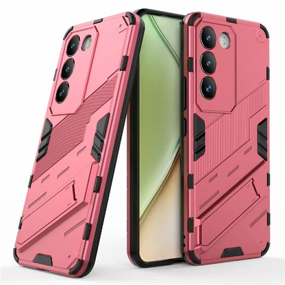 For vivo Y200e 5G Case PC+TPU Drop-Proof Shell Kickstand Phone Cover