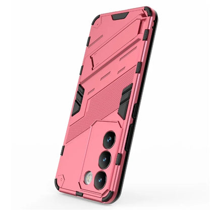 For vivo Y200e 5G Case PC+TPU Drop-Proof Shell Kickstand Phone Cover