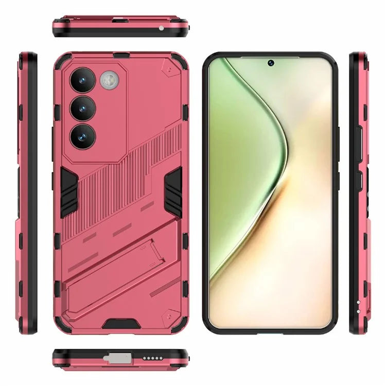 For vivo Y200e 5G Case PC+TPU Drop-Proof Shell Kickstand Phone Cover