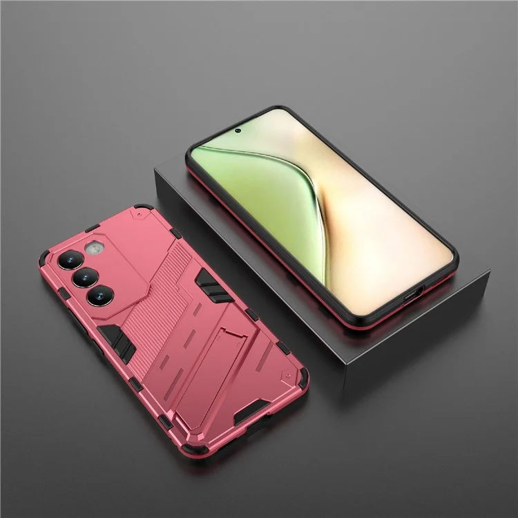 For vivo Y200e 5G Case PC+TPU Drop-Proof Shell Kickstand Phone Cover