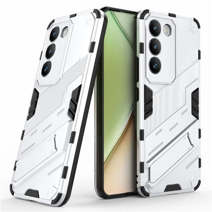 For vivo Y200e 5G Case PC+TPU Drop-Proof Shell Kickstand Phone Cover