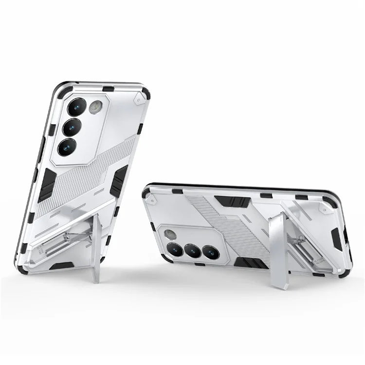 For vivo Y200e 5G Case PC+TPU Drop-Proof Shell Kickstand Phone Cover