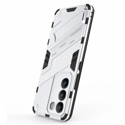 For vivo Y200e 5G Case PC+TPU Drop-Proof Shell Kickstand Phone Cover