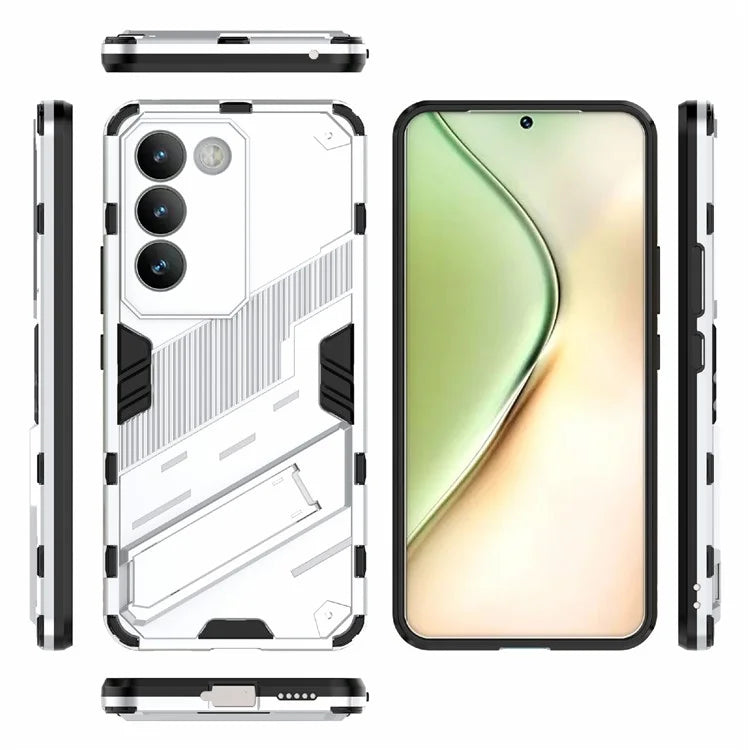 For vivo Y200e 5G Case PC+TPU Drop-Proof Shell Kickstand Phone Cover