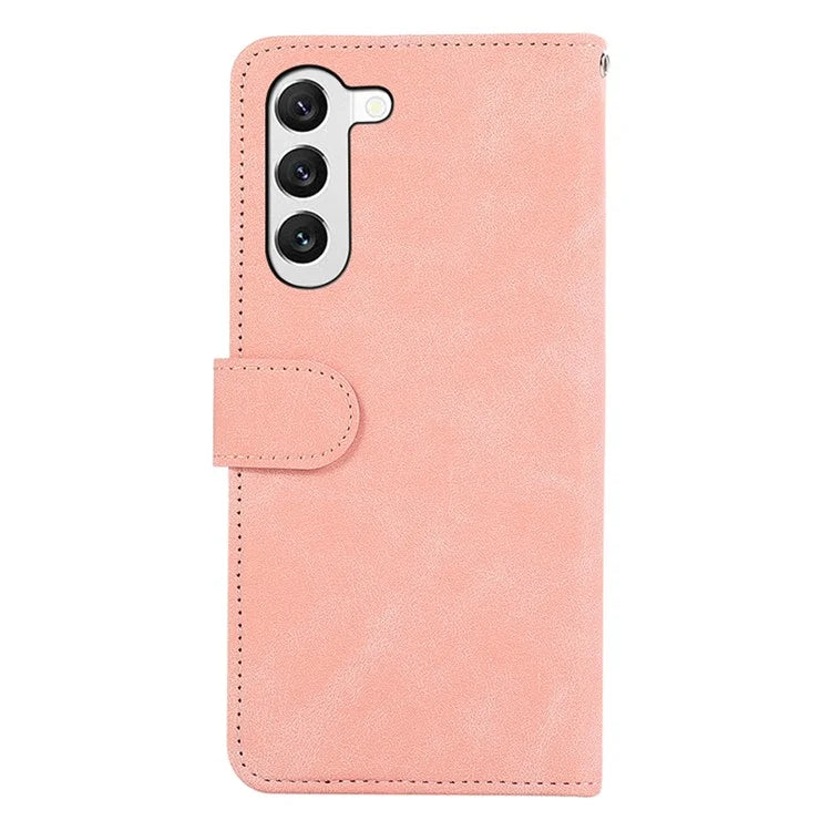 ABEEL For Samsung Galaxy S23+ Case Splicing Color Stand Wallet Flip Leather Phone Cover