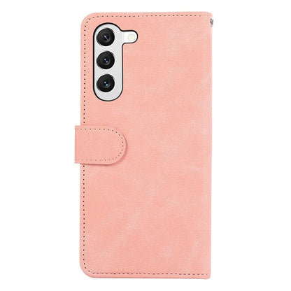 ABEEL For Samsung Galaxy S23+ Case Splicing Color Stand Wallet Flip Leather Phone Cover
