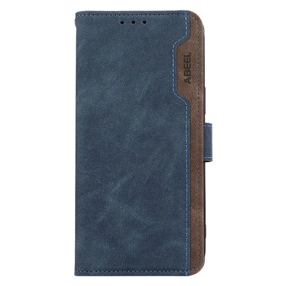 ABEEL For Samsung Galaxy S23+ Case Splicing Color Stand Wallet Flip Leather Phone Cover