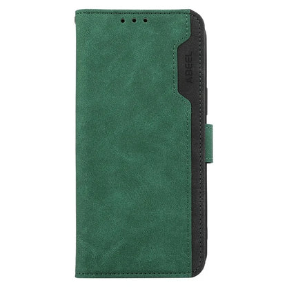 ABEEL For Samsung Galaxy S23+ Case Splicing Color Stand Wallet Flip Leather Phone Cover