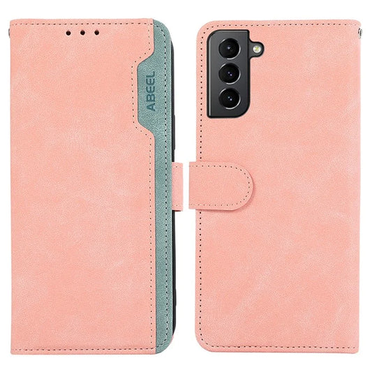 ABEEL For Samsung Galaxy S21 5G / S21 4G Wallet Case Color Matching RFID Blocking Leather Phone Cover