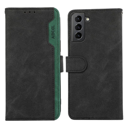 ABEEL For Samsung Galaxy S21 5G / S21 4G Wallet Case Color Matching RFID Blocking Leather Phone Cover