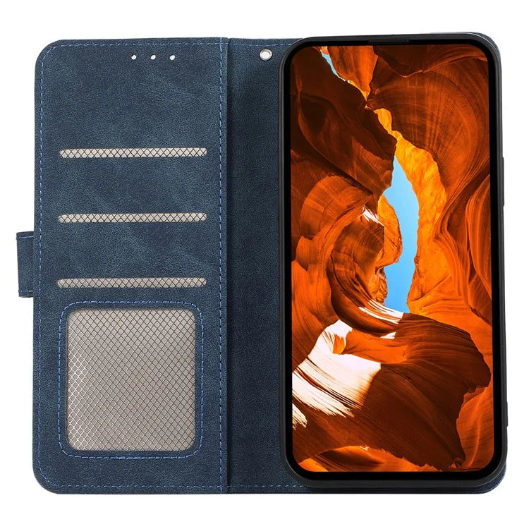 ABEEL For Samsung Galaxy S21 5G / S21 4G Wallet Case Color Matching RFID Blocking Leather Phone Cover