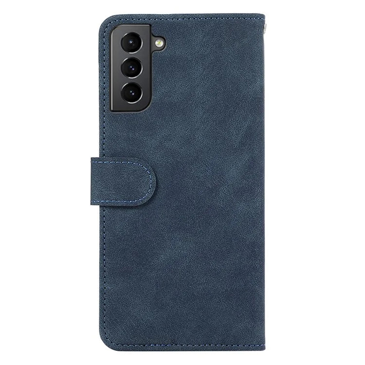 ABEEL For Samsung Galaxy S21 5G / S21 4G Wallet Case Color Matching RFID Blocking Leather Phone Cover