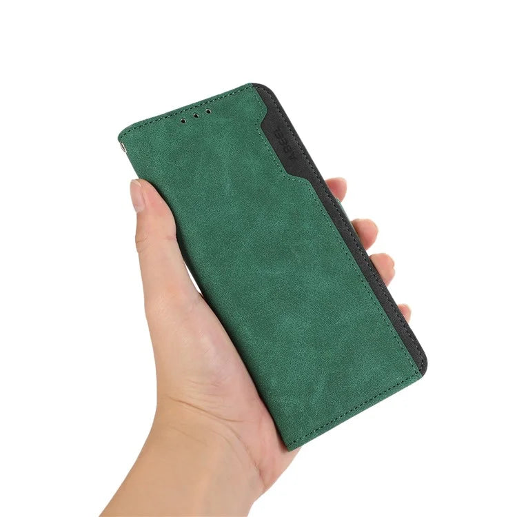 ABEEL For Samsung Galaxy S21 5G / S21 4G Wallet Case Color Matching RFID Blocking Leather Phone Cover