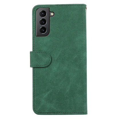 ABEEL For Samsung Galaxy S21 5G / S21 4G Wallet Case Color Matching RFID Blocking Leather Phone Cover