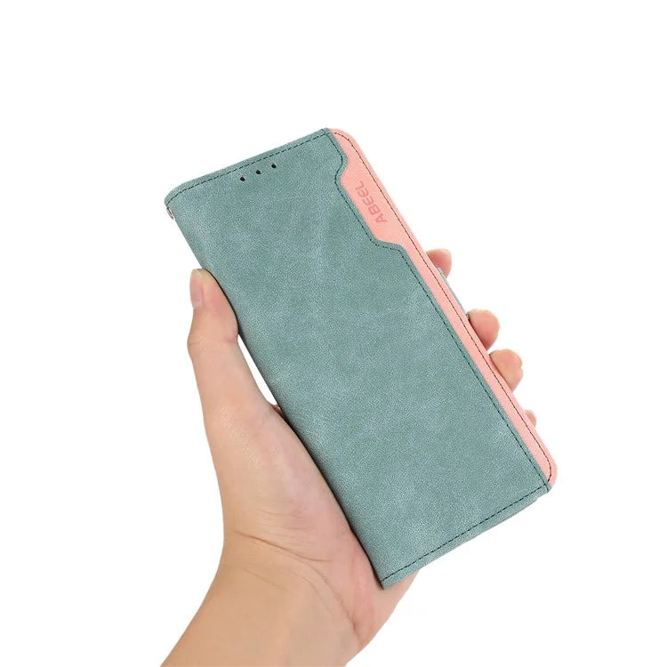 ABEEL For Samsung Galaxy S21 5G / S21 4G Wallet Case Color Matching RFID Blocking Leather Phone Cover