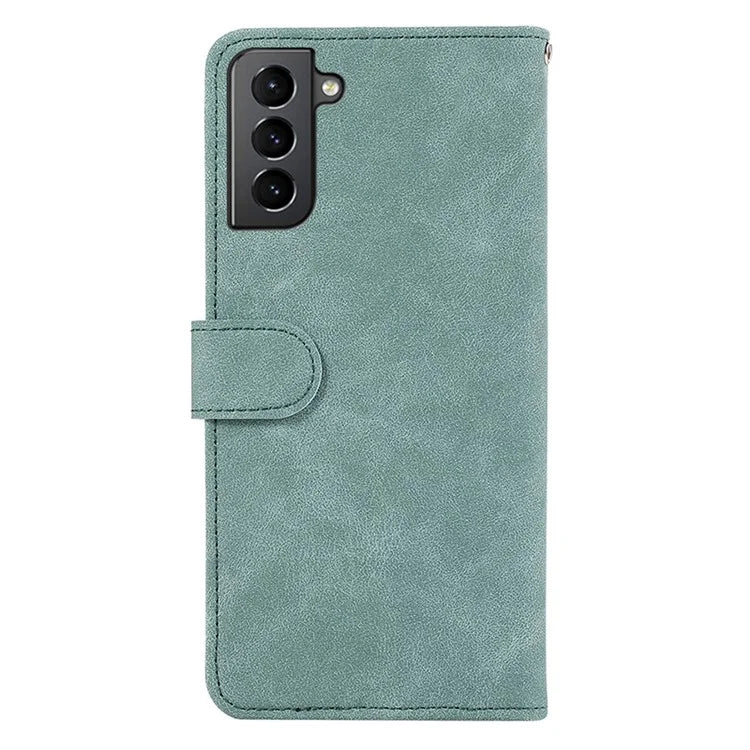 ABEEL For Samsung Galaxy S21 5G / S21 4G Wallet Case Color Matching RFID Blocking Leather Phone Cover