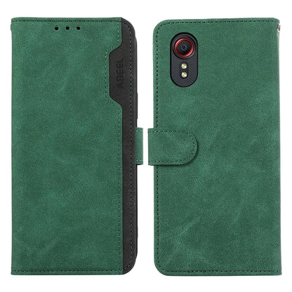 ABEEL For Samsung Galaxy Xcover 5 Case Leather Wallet Phone Cover RFID Blocking