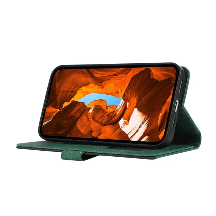 ABEEL For Samsung Galaxy Xcover 5 Case Leather Wallet Phone Cover RFID Blocking