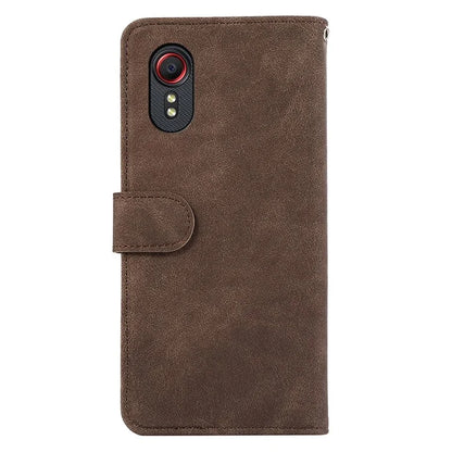 ABEEL For Samsung Galaxy Xcover 5 Case Leather Wallet Phone Cover RFID Blocking